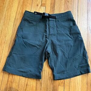 Prana Shorts Mens Small Zion Belted Hiking Performance Cargo Green